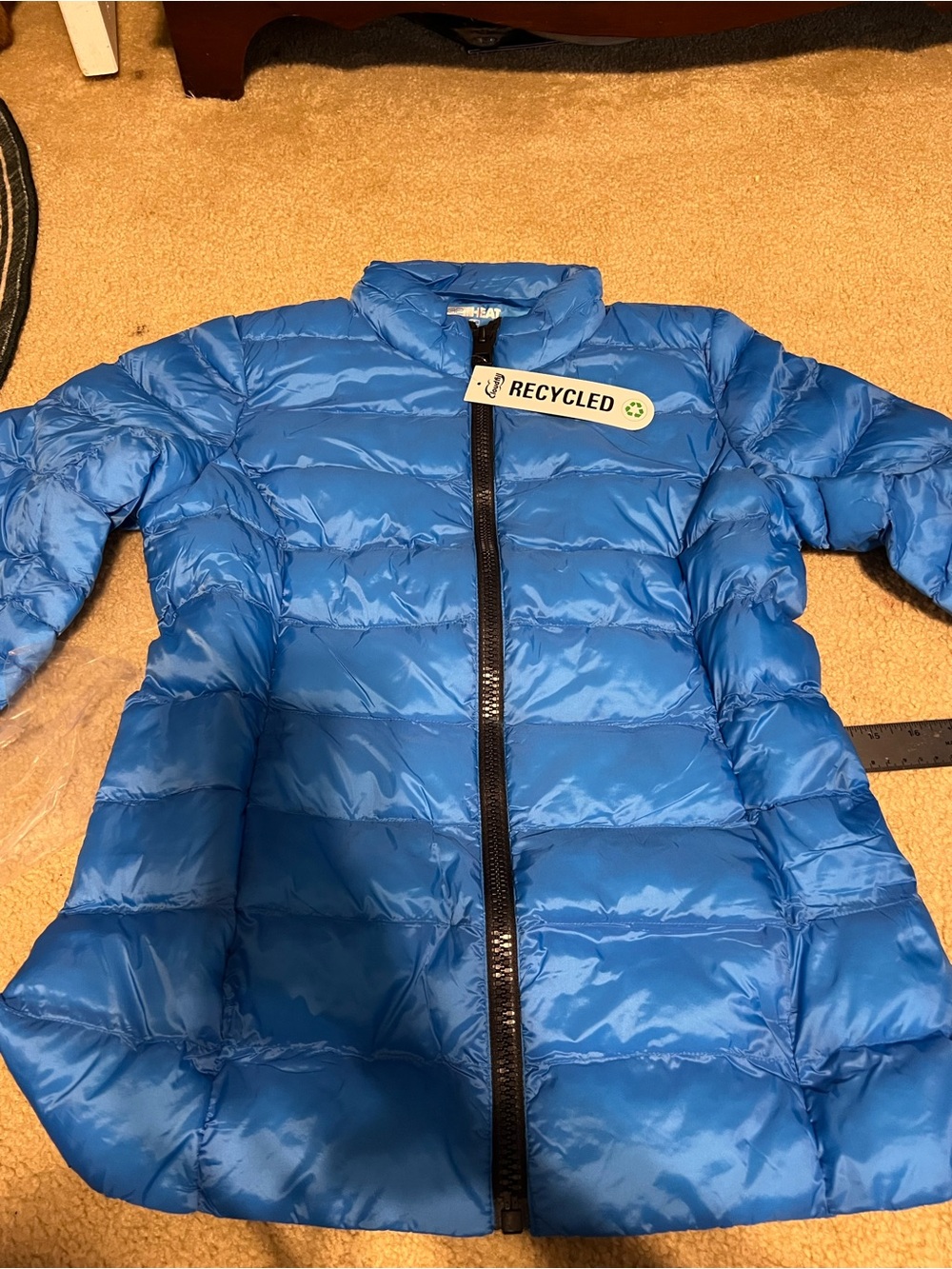 32 degrees women’s Puffer Jacket - Recycled - blue - NWT